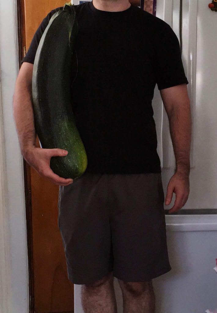 Zucchini I grew and used for the zucchini lasagna